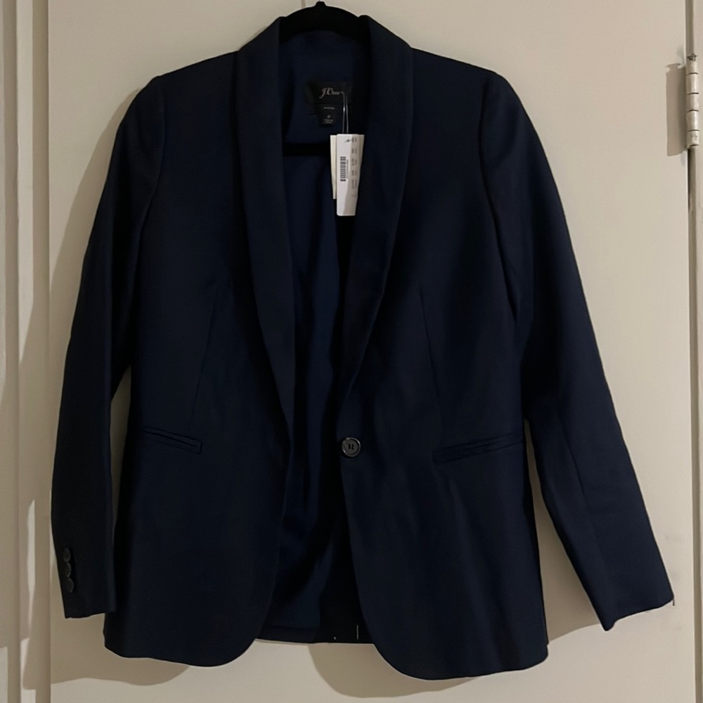 J.Crew Parke Navy Blue Blazer